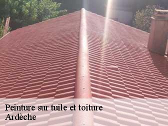 Peinture sur tuile et toiture Ardèche 