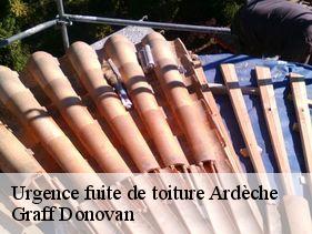 Urgence fuite de toiture 07 Ardèche  Graff Donovan