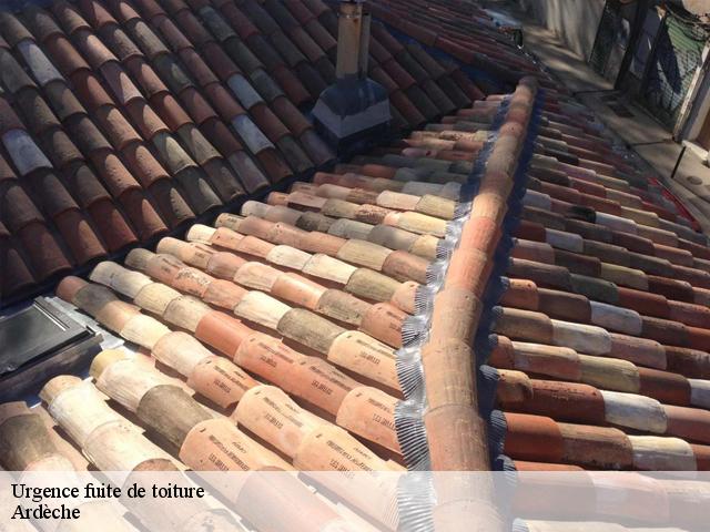 Urgence fuite de toiture Ardèche 