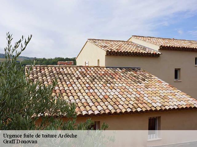 Urgence fuite de toiture Ardèche 